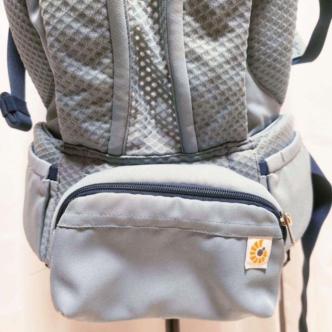 美品　人気カラー　エルゴベビー　抱っこ紐　 オムニブリーズ　ストレートブルー