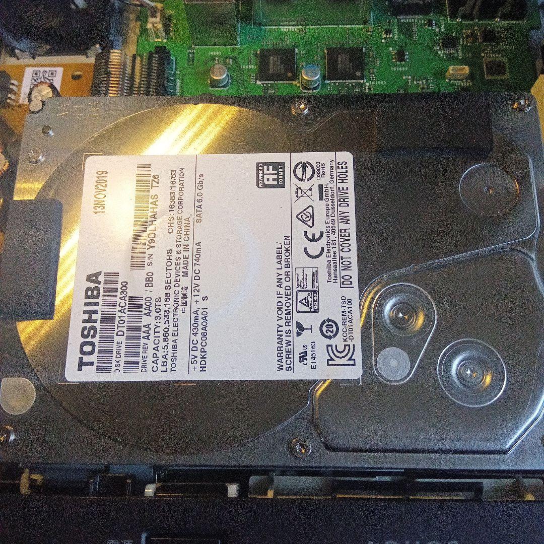 SHARP AQUOS BD-NT1200 HDD新品3TB増量交換第7弾