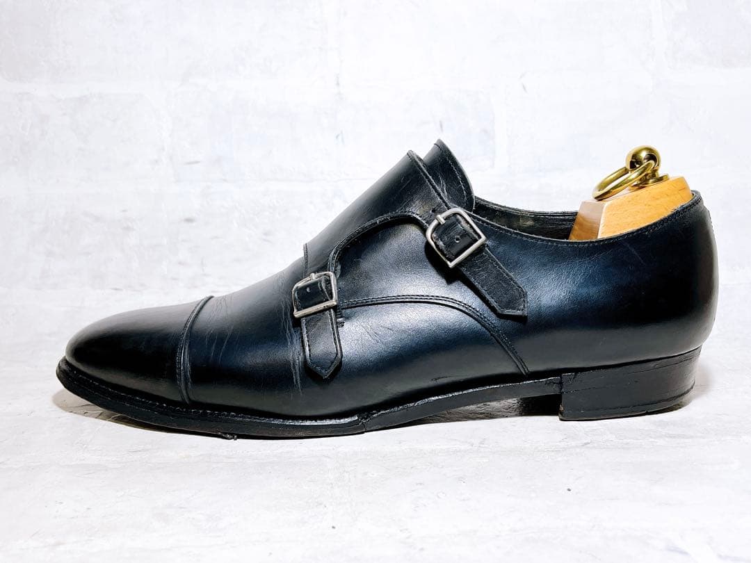 【美品】a piece of craftsman ダブルモンク 約28cm