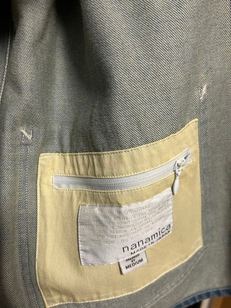 ジャケット・アウター nanamica Denim Jacket Indigo Bleach