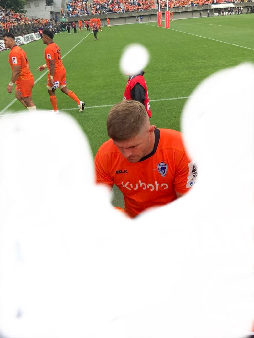 クボタスピアーズ　バーナード・フォーリー、マルコム・マークス　直筆サイン　シャツ