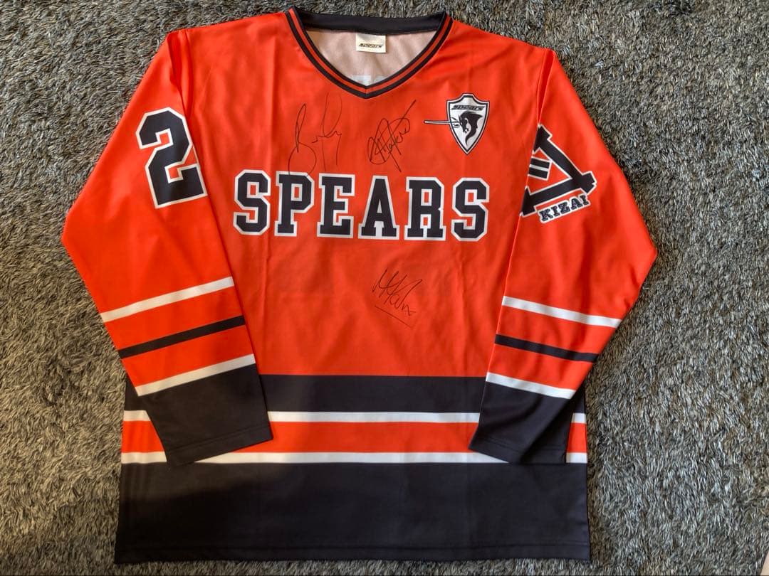 クボタスピアーズ　バーナード・フォーリー、マルコム・マークス　直筆サイン　シャツ