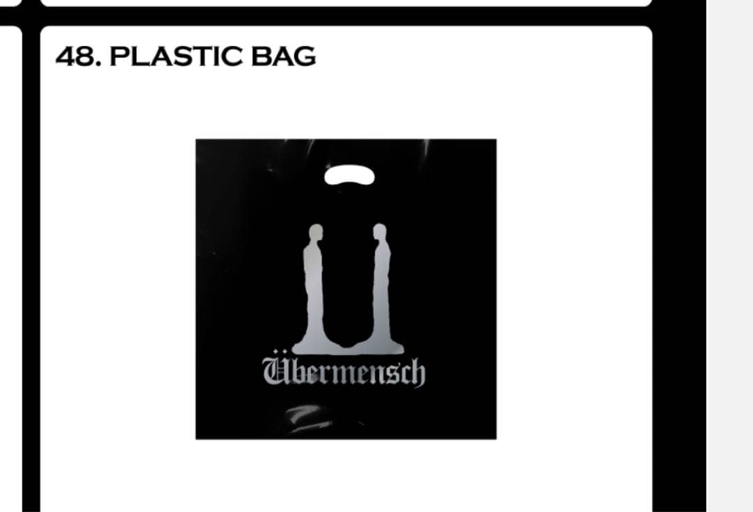 G-DRAGON ジヨン Übermensch エコバッグ おまけ付き