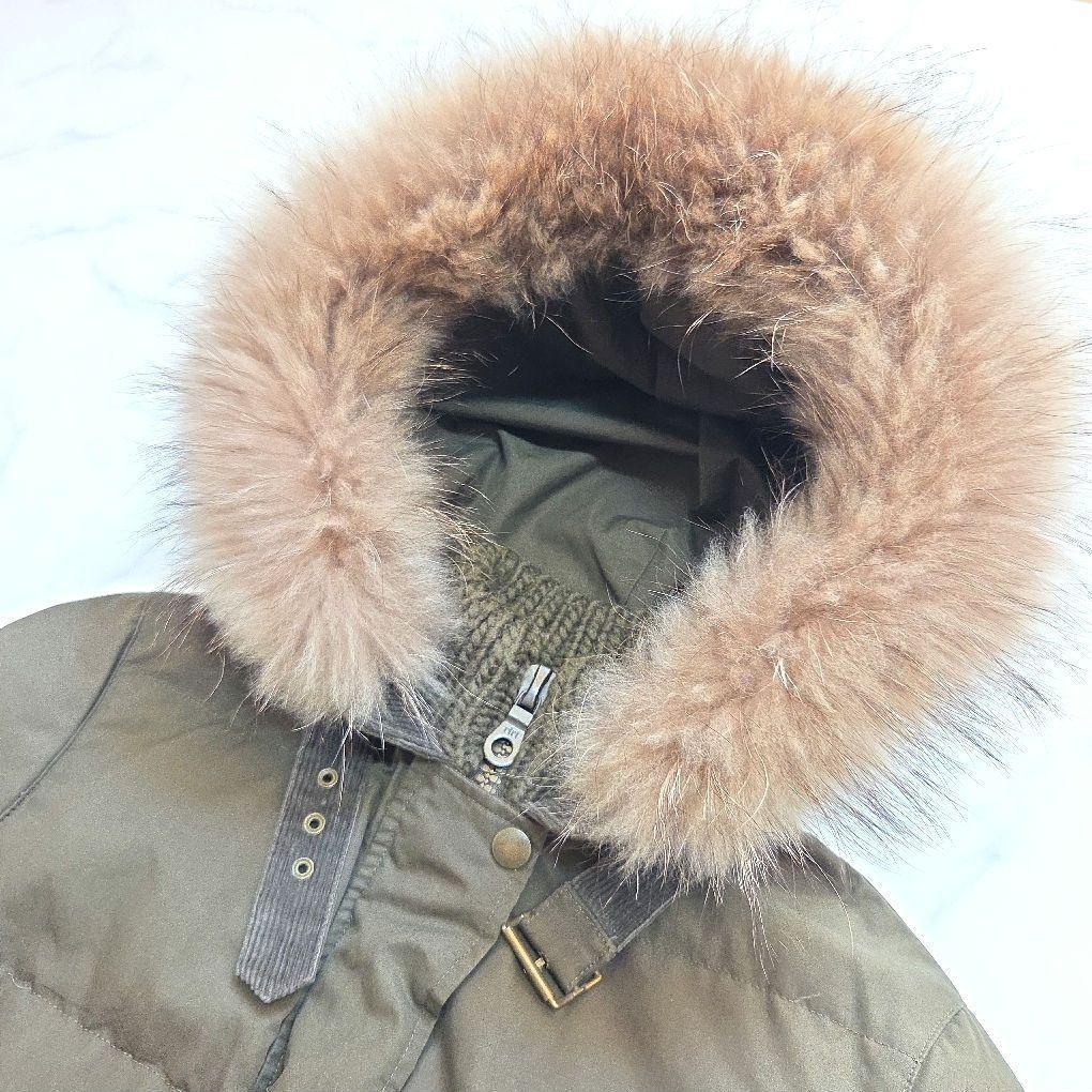 高級素材✨ベンタイル ドレステリア ダウンコート M riri ファー付 ロング