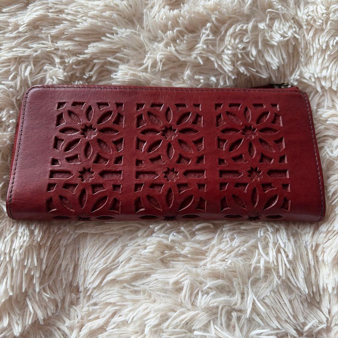 ゲンテンカットワークL字長財布