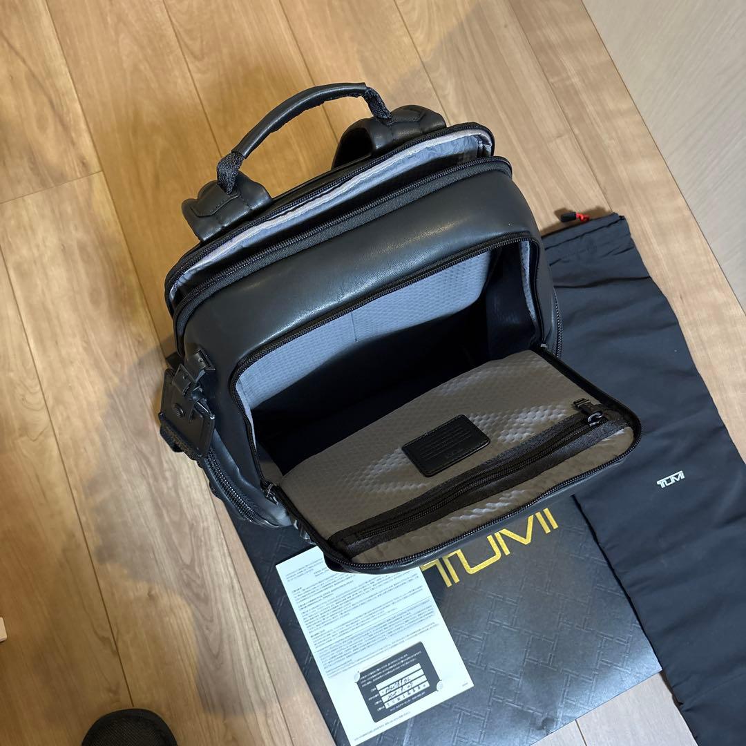 TUMI ALPHA BRAVO サーチ バックパック リュック レザー