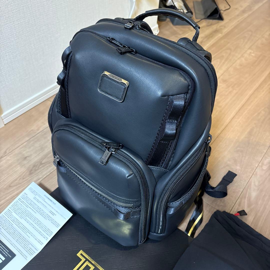 TUMI ALPHA BRAVO サーチ バックパック リュック レザー