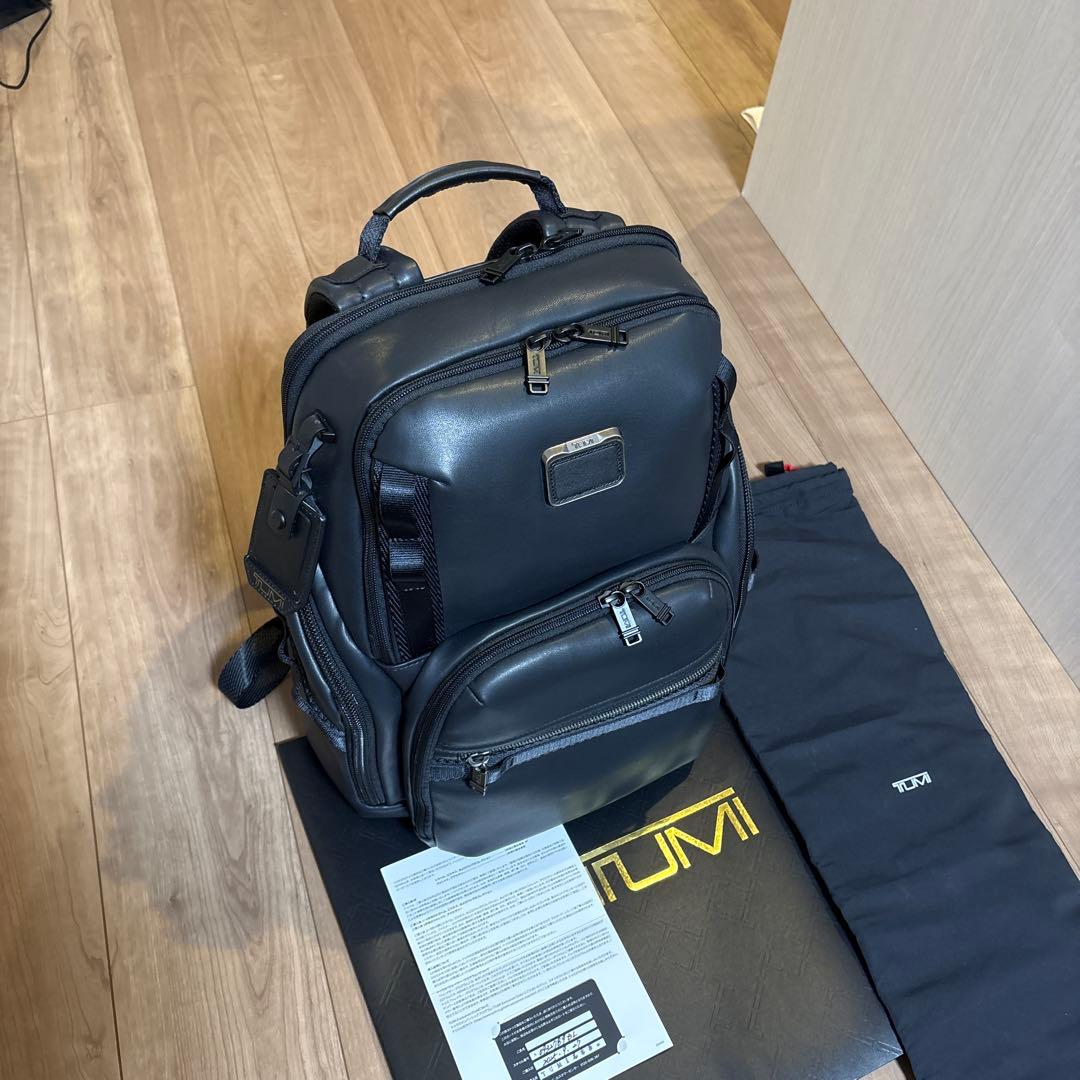 TUMI ALPHA BRAVO サーチ バックパック リュック レザー