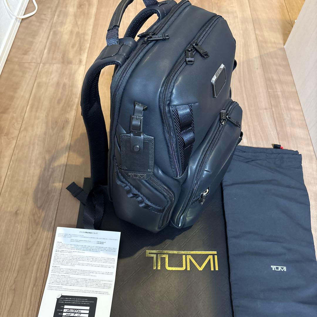 TUMI ALPHA BRAVO サーチ バックパック リュック レザー