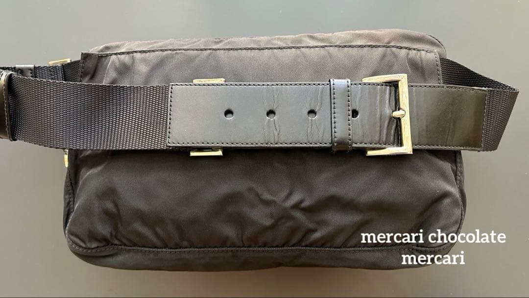 PRADA ウエストポーチ　ボディバッグ　黒　ユニセックス　メンズ　レディース