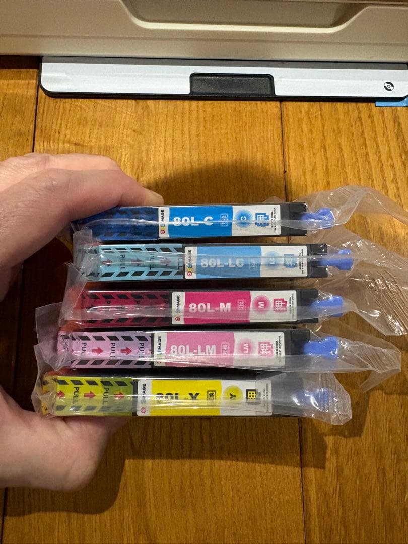 【廃インク表示あり】EPSON EP-777A 本体 + インクセット