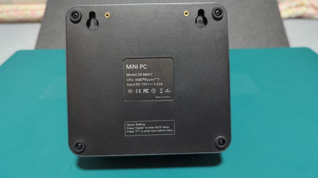 Ryzen7 ミニPC　Askhand ZB-MN57