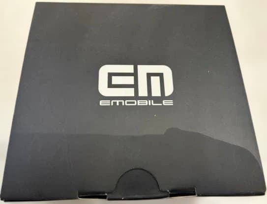 新品きれいEMOBILE S22HT　白フルキーボード スマホ　動作OK　送無料