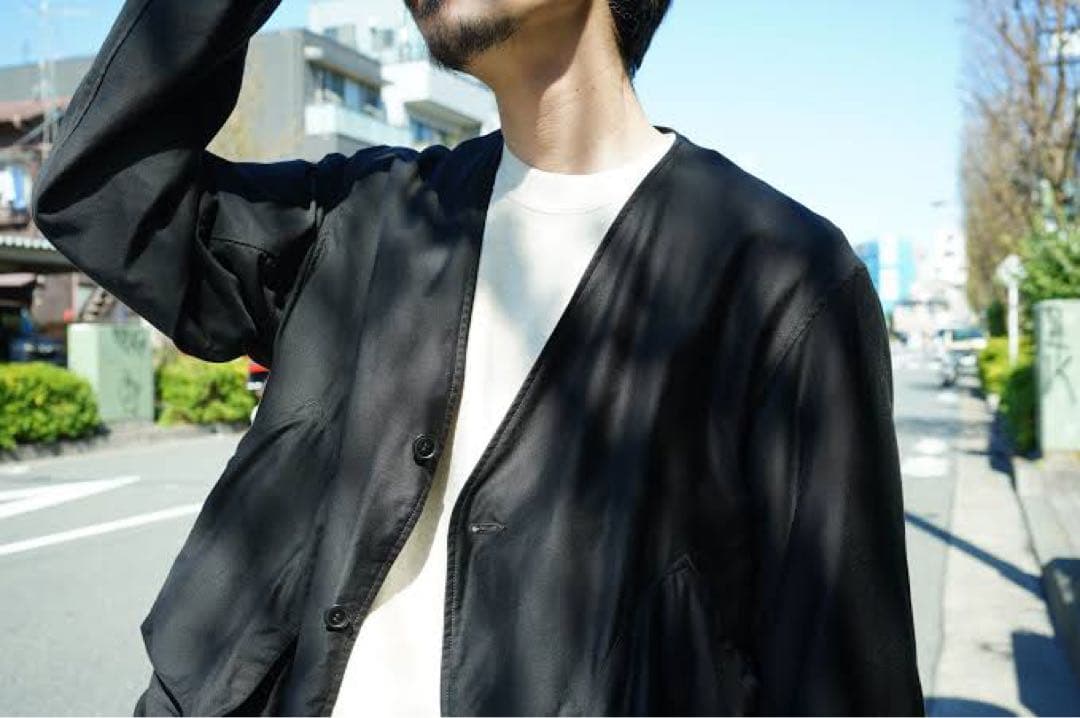 最終値下げ！COMOLI 21SS コットンサテンハンティングジャケットサイズ2