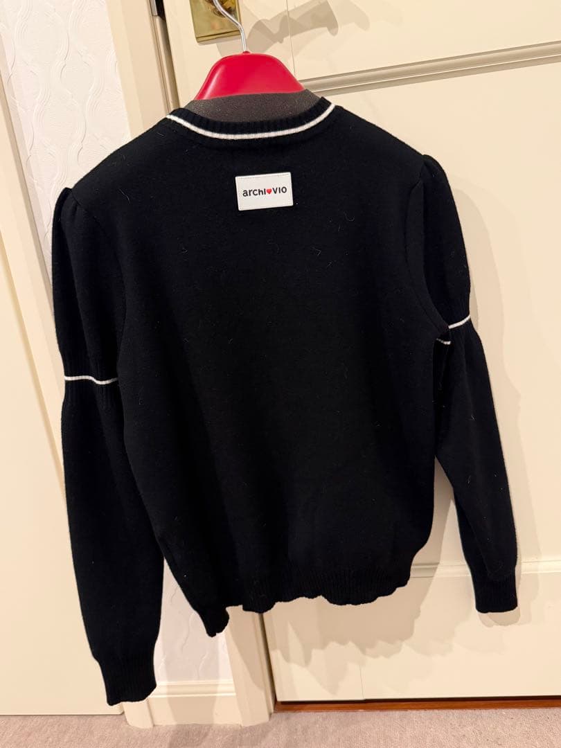 archivio 黒 プルオーバー セーター