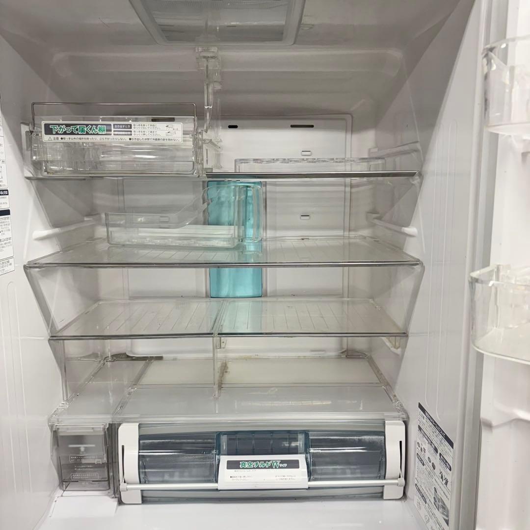 439 冷蔵庫　大型　400L強　自動製氷機付　観音開き　6ドア　格安　美品