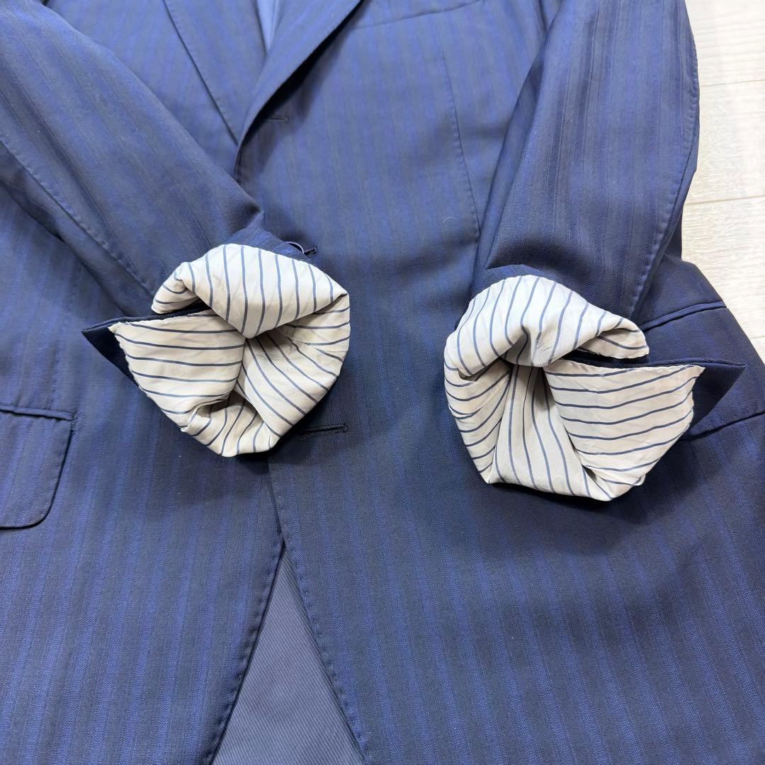 極美品 トゥモローランド ピルグリム ゼニア 大きい XL ネイビー 段返り