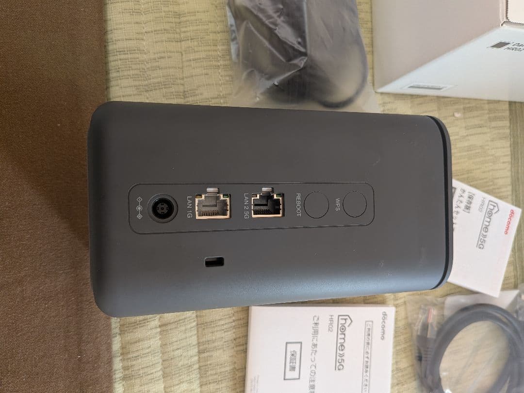 ドコモホームルーター「 5G HR02」使用期間３カ月未満