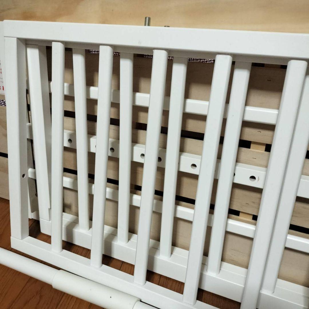 そいねーる＋ロング　ホワイト ベビーベッド 大和屋　マット付き　送料込み