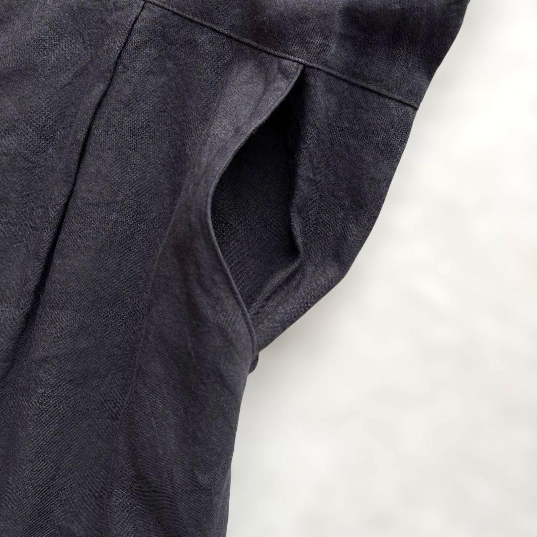 新品 コットンハウスアヤ ピックアップ 綿 麻 長袖 ワンピース ゆったり