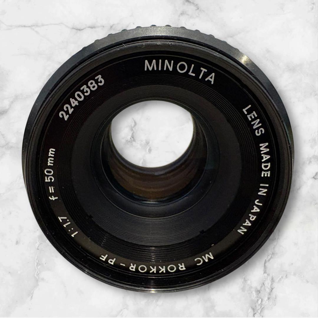 極美品ミノルタ SRT SUPER/MC ROKKOR-PF 50mm 1.7