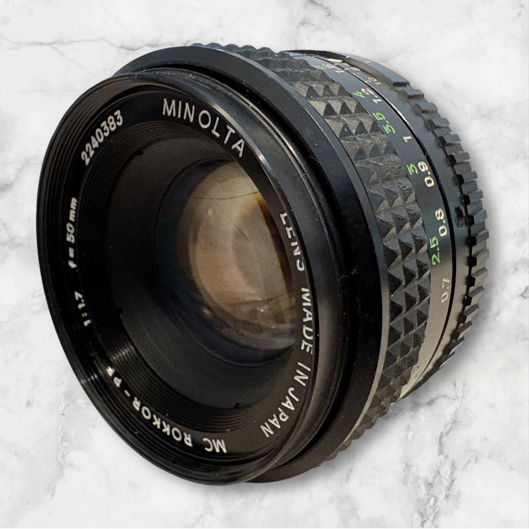 極美品ミノルタ SRT SUPER/MC ROKKOR-PF 50mm 1.7