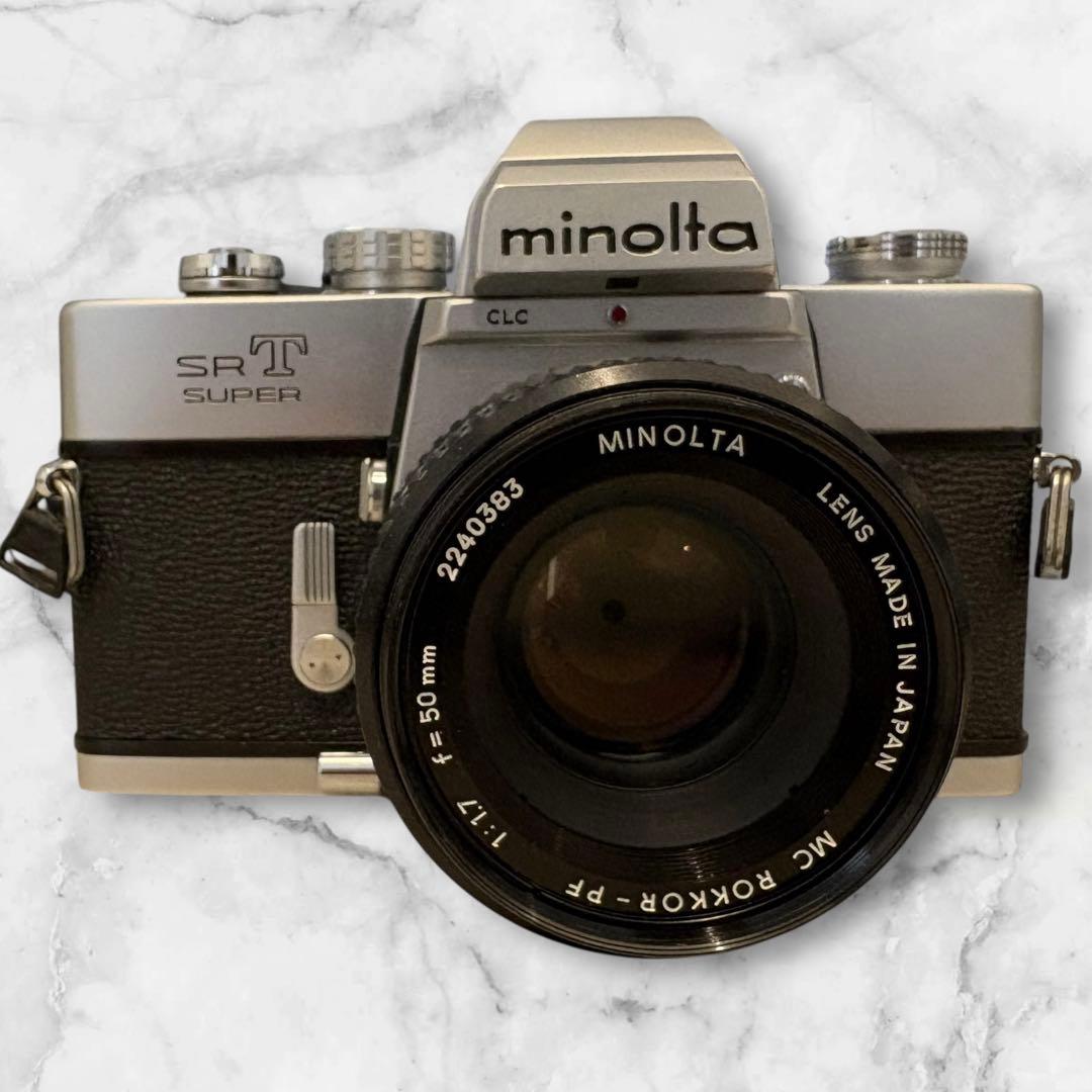 極美品ミノルタ SRT SUPER/MC ROKKOR-PF 50mm 1.7