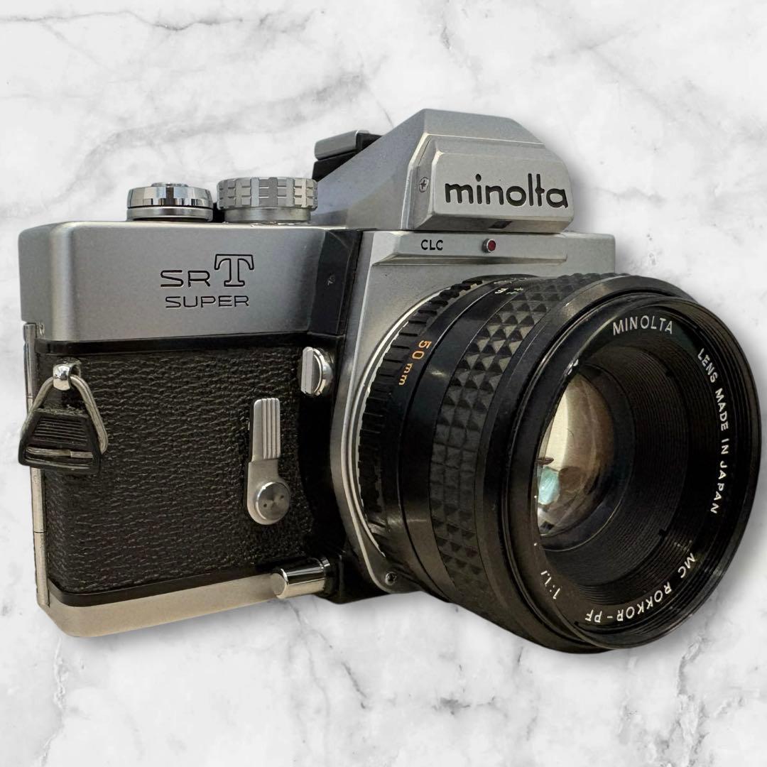 極美品ミノルタ SRT SUPER/MC ROKKOR-PF 50mm 1.7