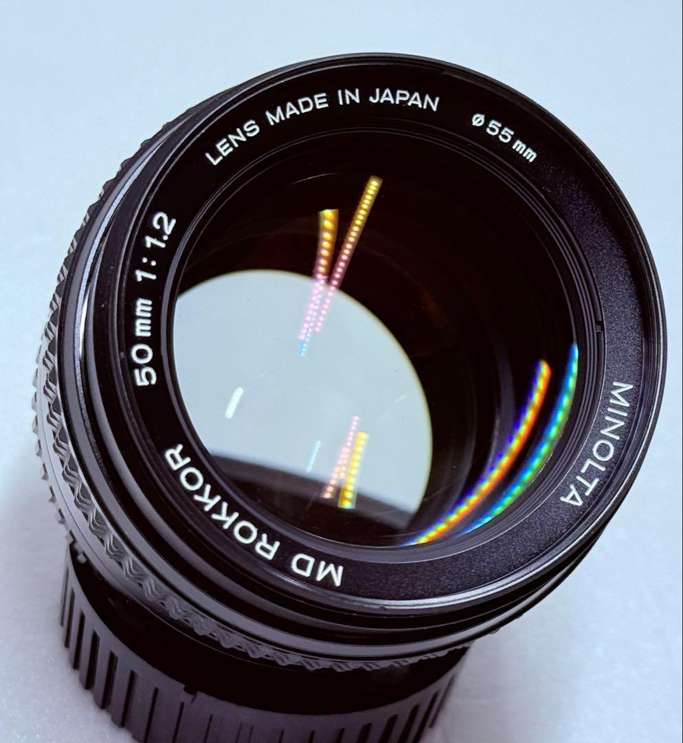 Minolta MD ROKKOR 50mm F1.2 各種動作良好