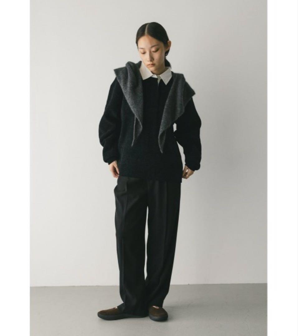 STYLEMIXSER ラガーニットトップ