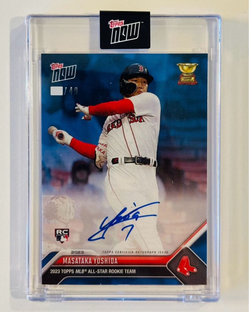 吉田正尚 カード topps 直筆サイン AUTO 49枚限定 シリアル