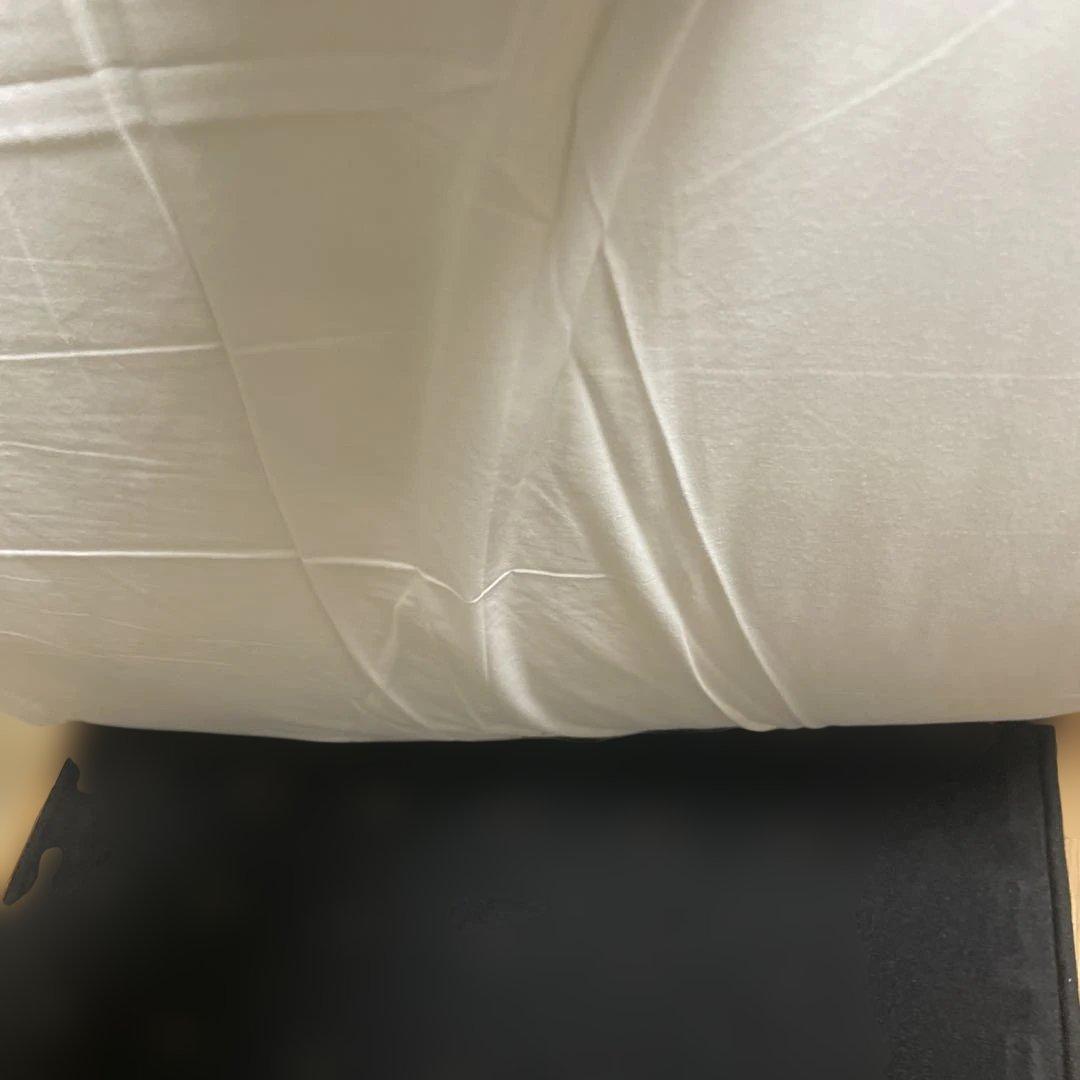 無印良品リビングでもダイニングでもつかえるソファチェア・オーク材　　2人掛け