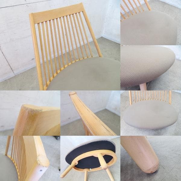 展示品■天童木工■スポークチェア■ウィンザーチェア■豊口克平■名作■ナラ材■