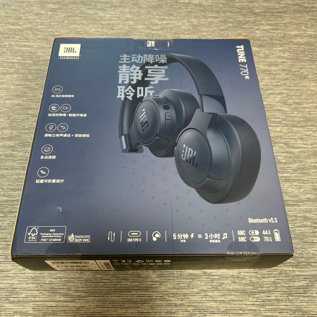 新品　JBL TUNE 770NC ワイヤレスヘッドフォン　ブラック