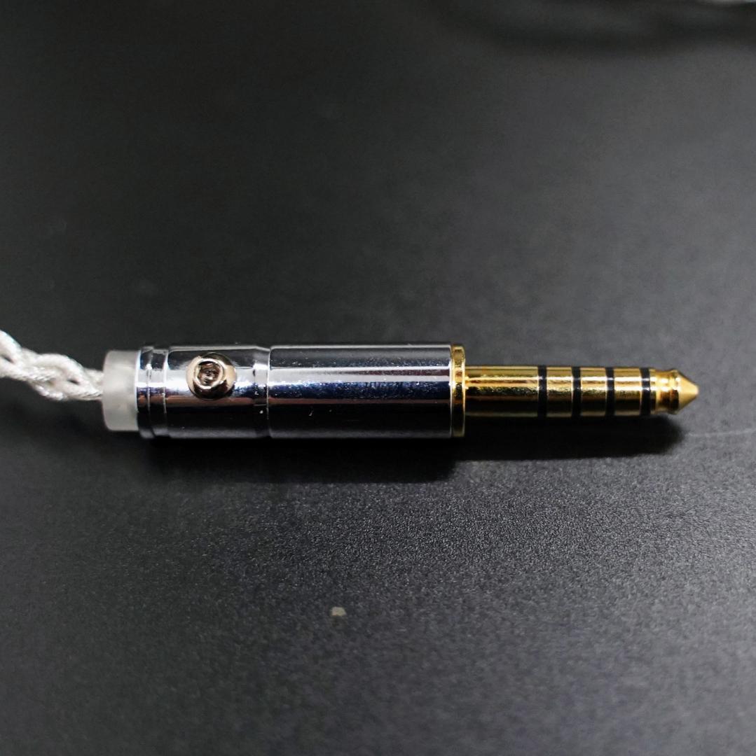 【1点のみ】7N粒子単結晶銅銀メッキ リッツ構造ケーブル IE500 4.4mm