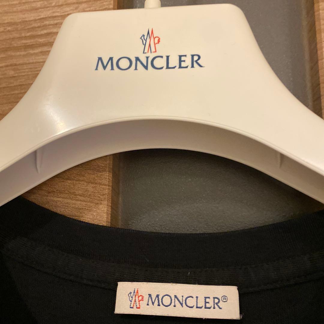 K*様 定価71500円MONCLER ブラック Tシャツ　S 美品