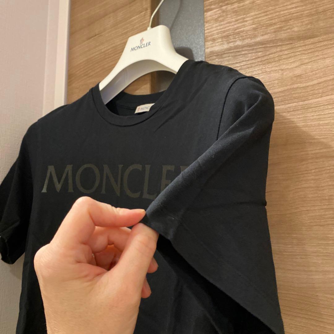 K*様 定価71500円MONCLER ブラック Tシャツ　S 美品