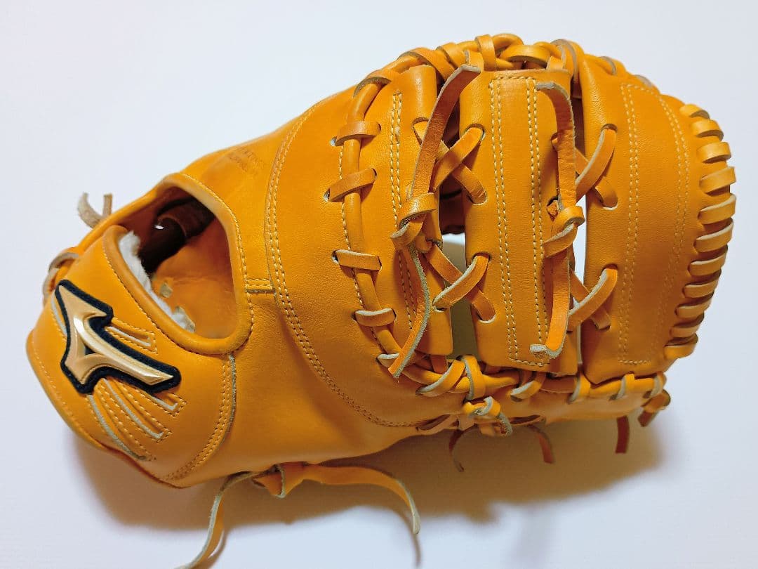 【美品】ミズノ　グローバルエリート　QMライン　軟式野球　ファーストミット