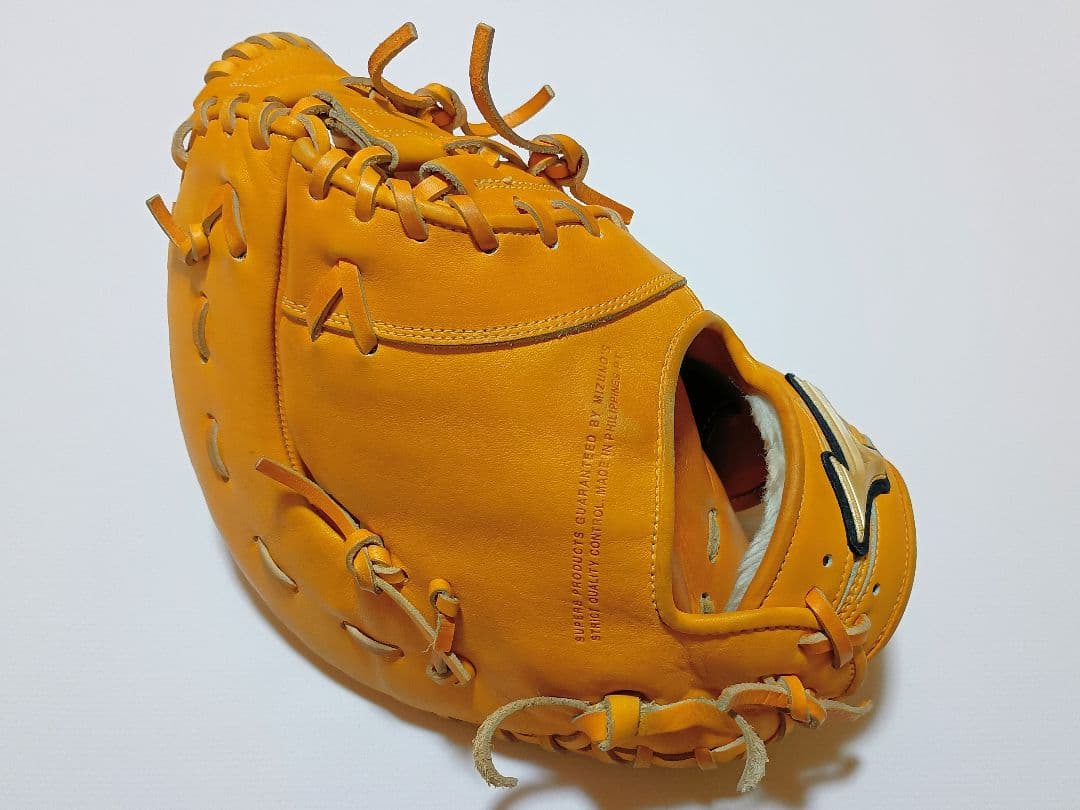 【美品】ミズノ　グローバルエリート　QMライン　軟式野球　ファーストミット