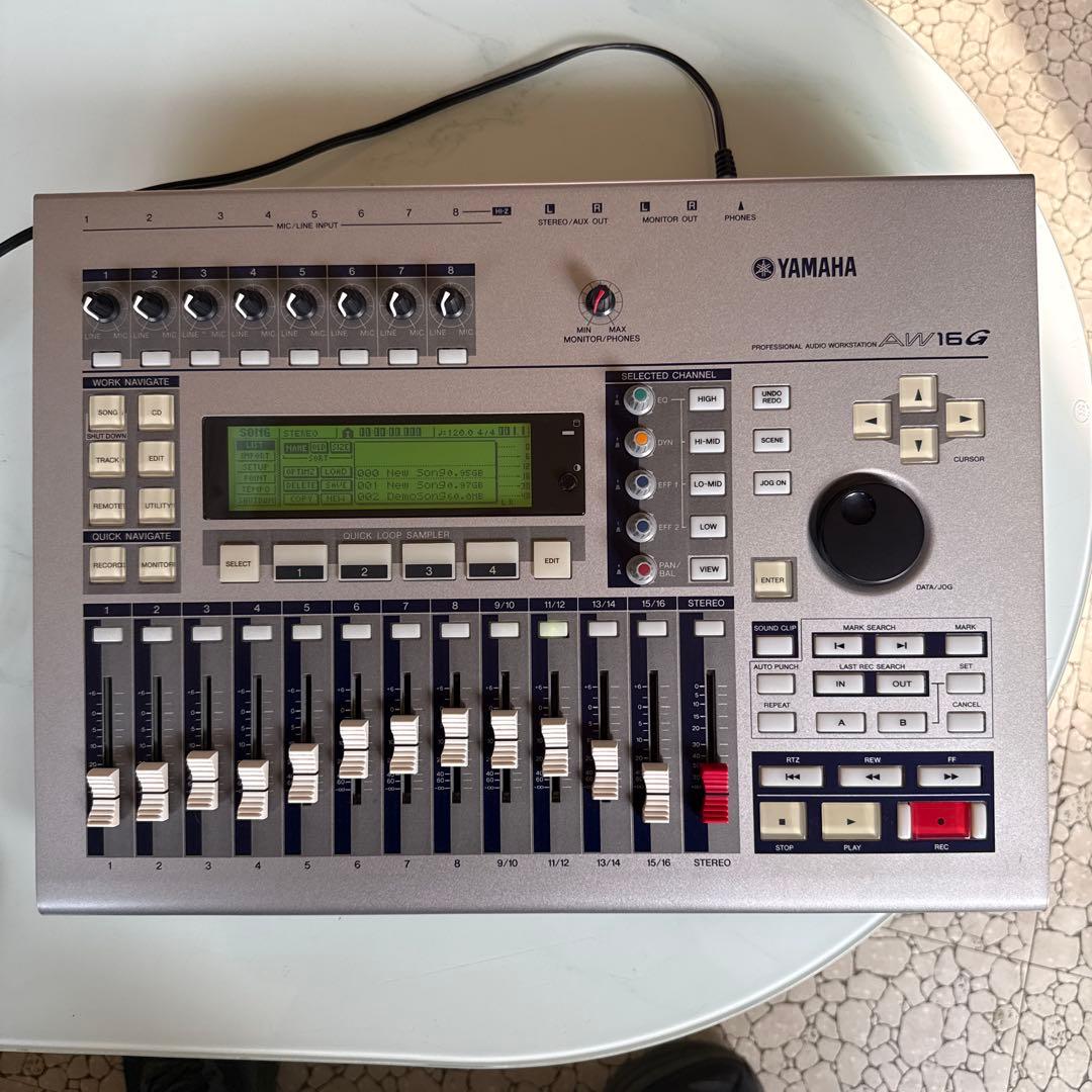 【CD-Rドライブ付】YAMAHA AW16G マルチトラックレコーダー