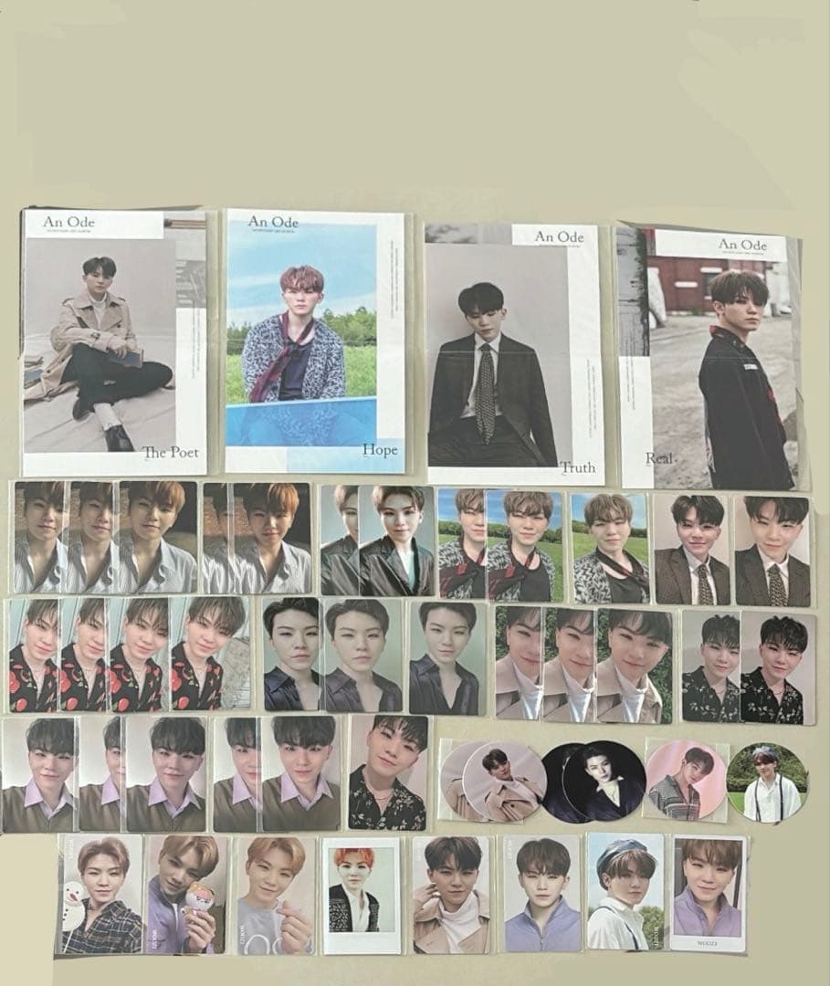 SEVENTEEN ウジ トレカ CDアルバム ヨントン チェキ ポラロイド