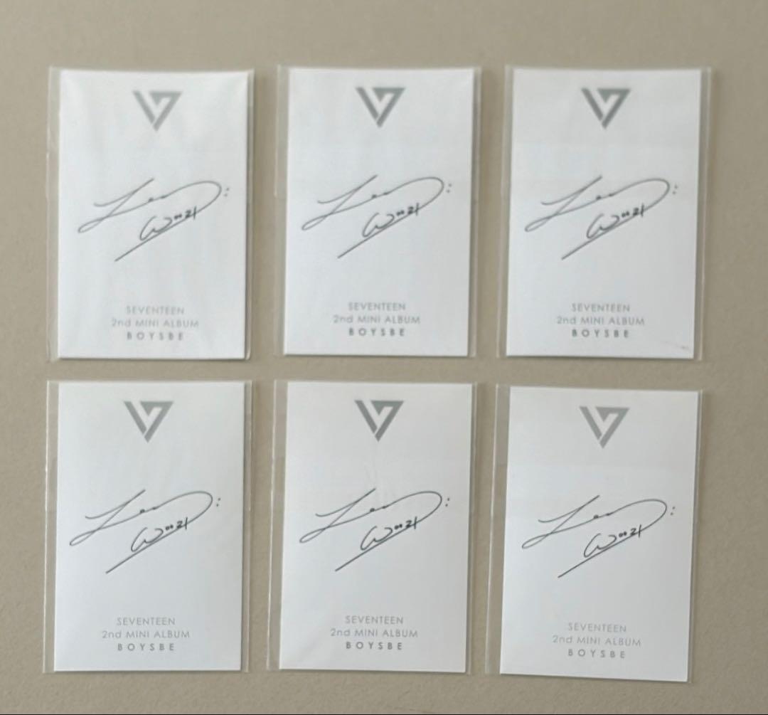 SEVENTEEN ウジ トレカ CDアルバム ヨントン チェキ ポラロイド