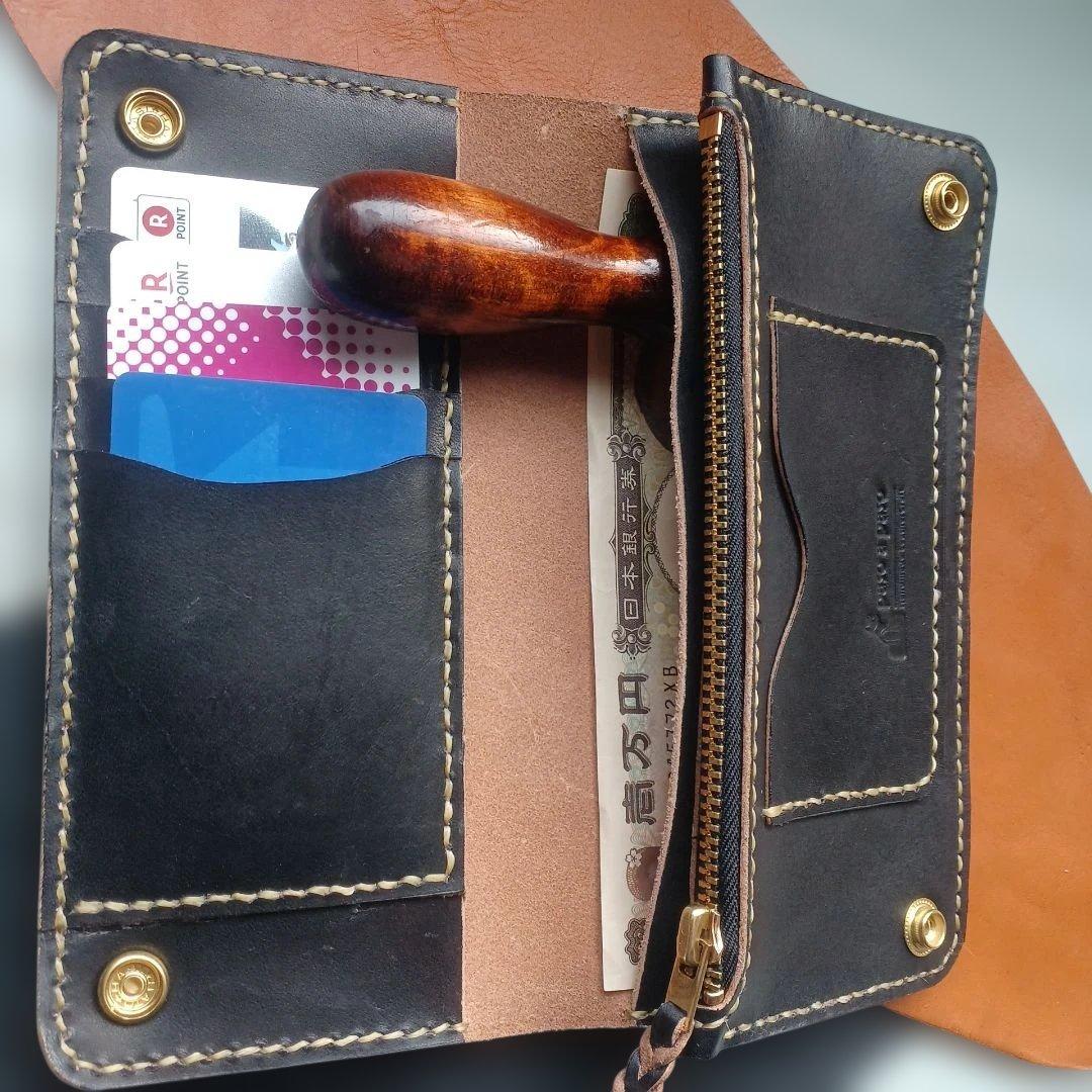 トラッカーウォレット　ロング　茶芯　42TALON復刻