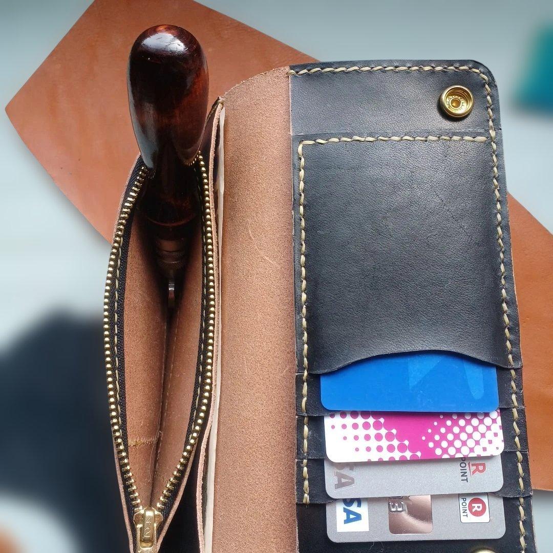 トラッカーウォレット　ロング　茶芯　42TALON復刻