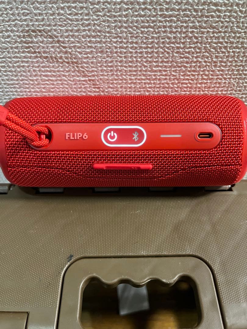 keiJBL FLIP6 レッド ワイヤレススピーカー