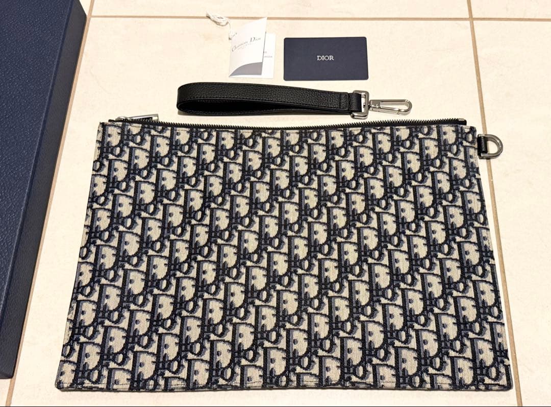 【美品】ディオール　A4 ポーチ　クラッチ　バッグ