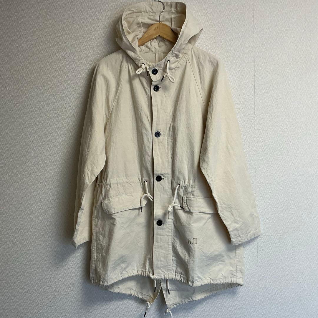 美品 ウティ 23SS モッズコート ヴィンテージリネン サイズ2