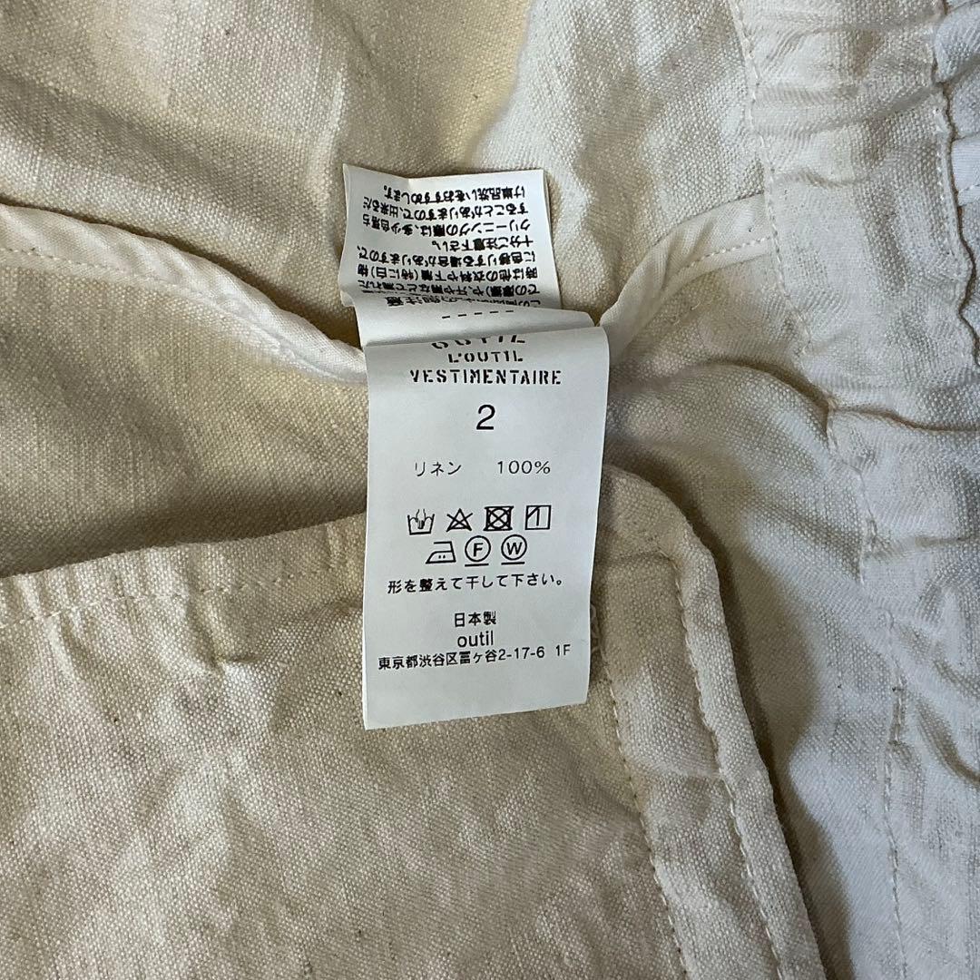 美品 ウティ 23SS モッズコート ヴィンテージリネン サイズ2