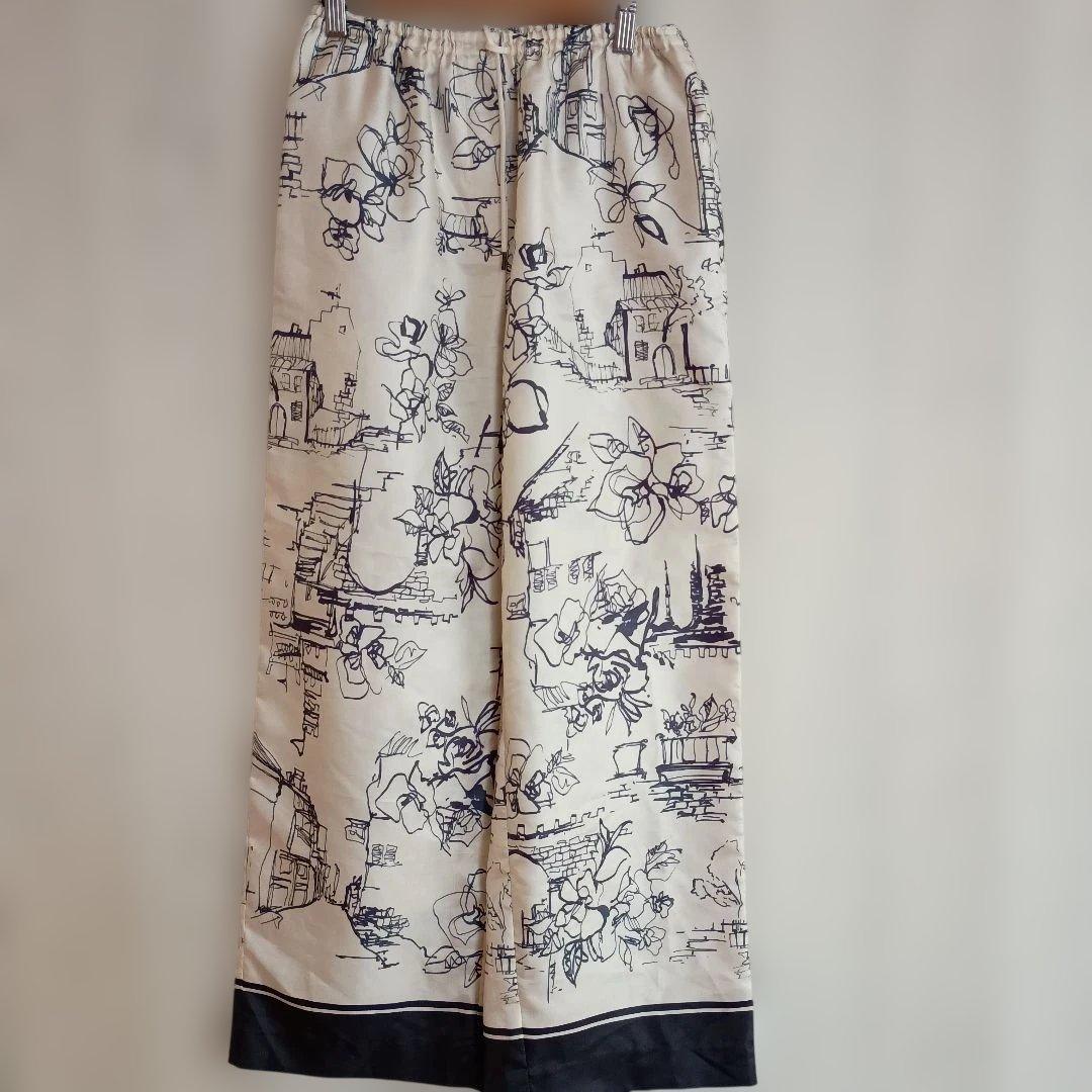 美品トゥモローランド　コレクション　ベネチアプリント　イージーパンツ36サイズ