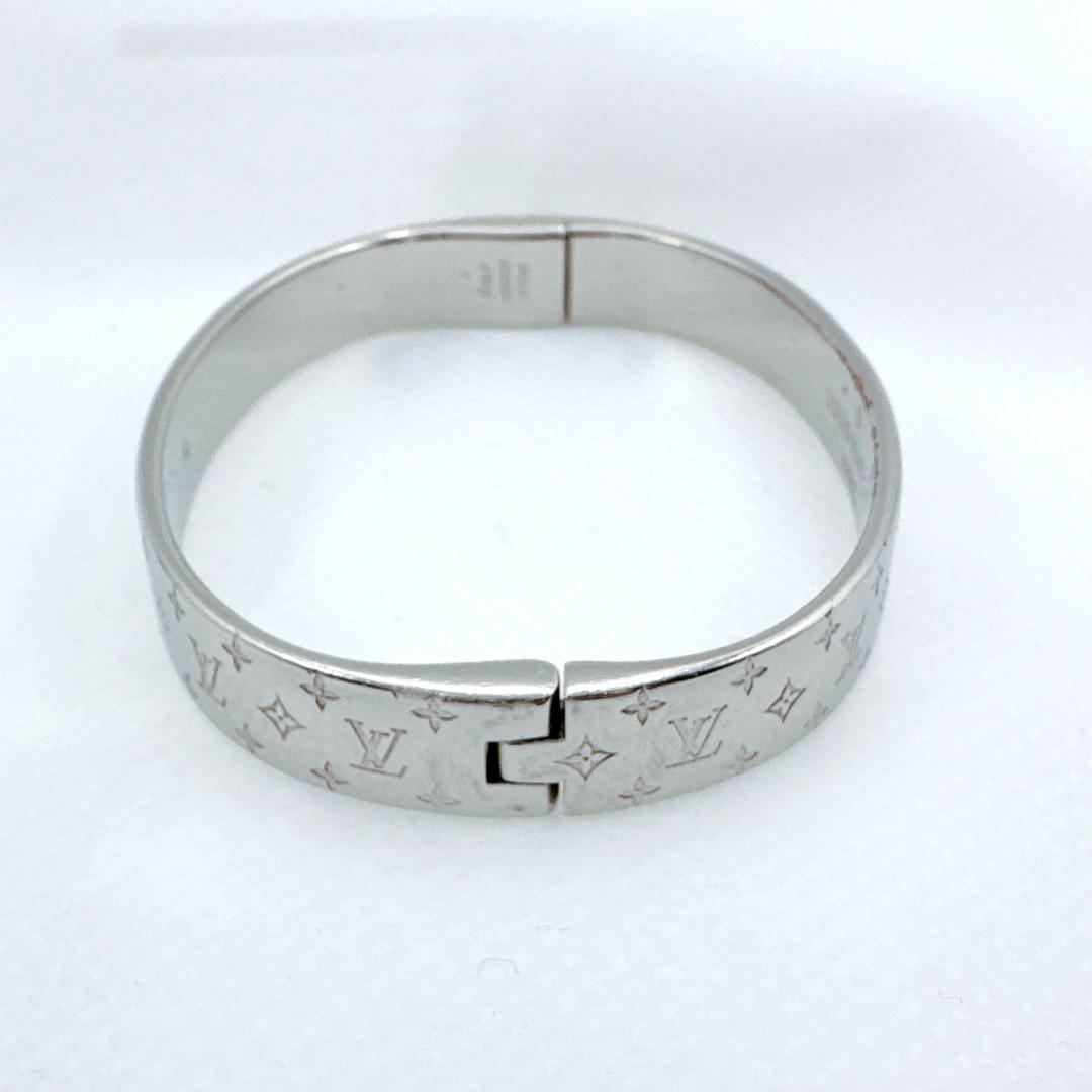 ルイヴィトン カフナノグラム ブレスレット シルバー M00250 LE0260